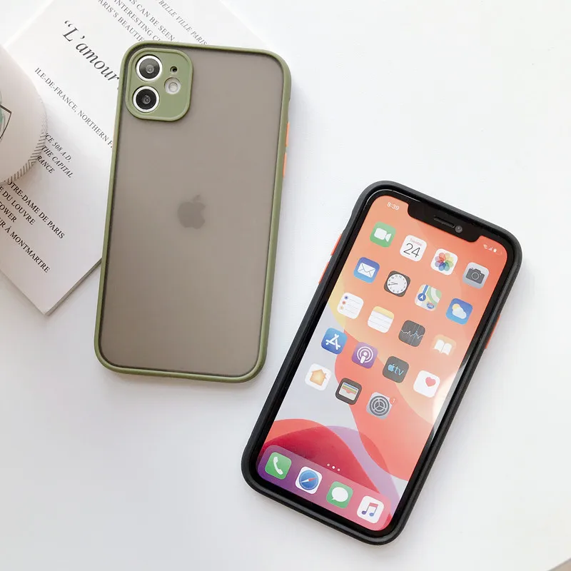 Матовый чехол для samsung Galaxy S20 Plus Ultra S10 S9 S8 Note 10 9 8 жесткий прозрачный из