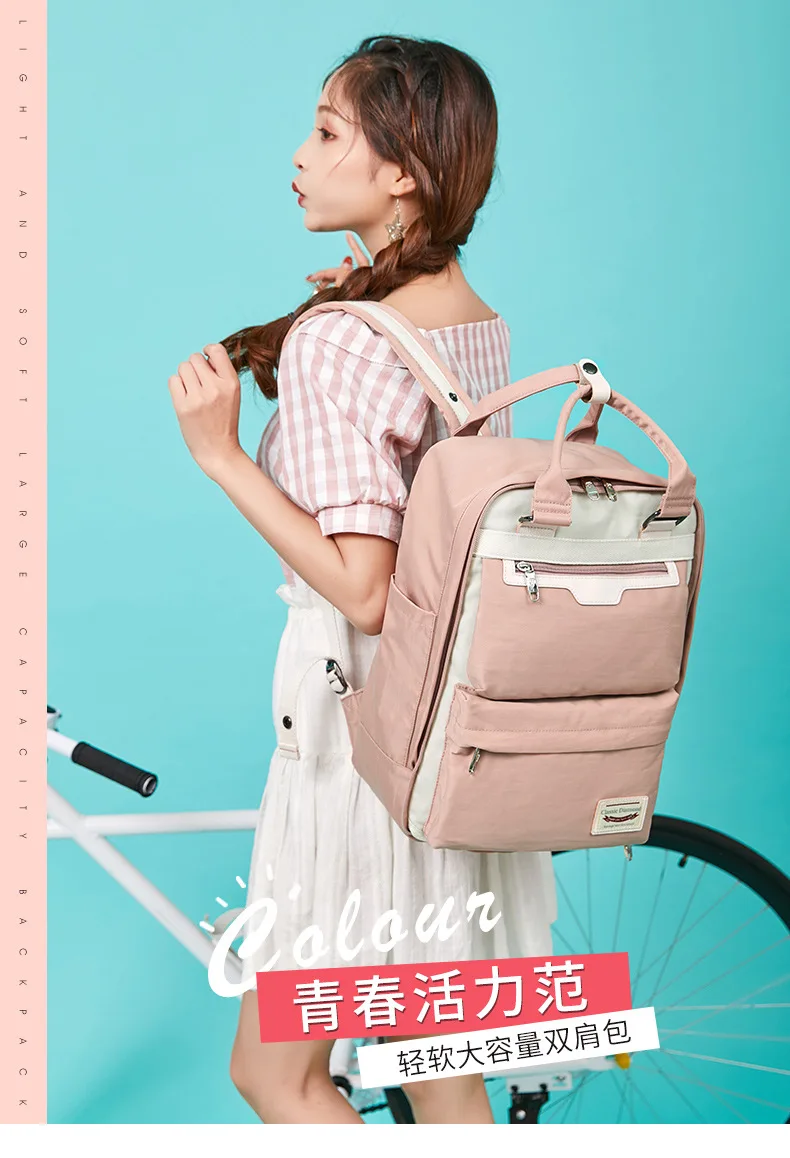 Macarons Mochila милый рюкзак пончик Обратно Пакет Водонепроницаемый рюкзак для путешествий женские сумки для ноутбука Оксфорд школьные сумки Kawaii Bookbag
