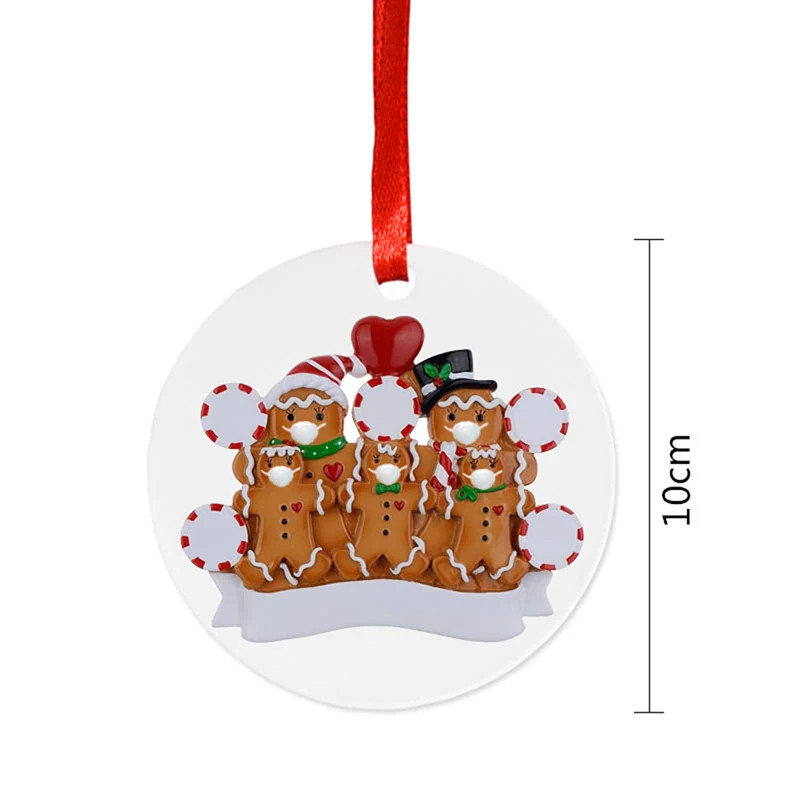 

2020 Xmas Christmas Survivor Family Tree Hanging Ornaments Decorations Family Round Ornament Decor Pretty 1 PC
