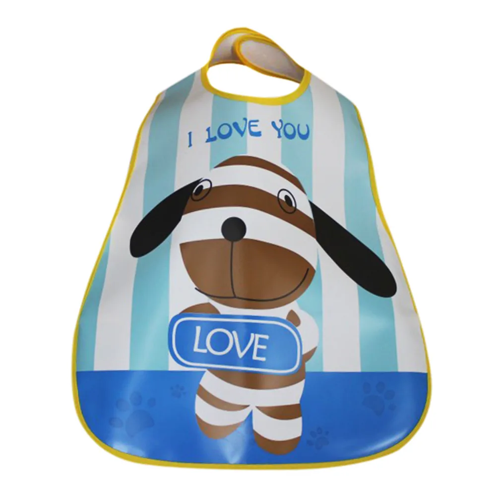 Регулируемый Водонепроницаемый мультфильм Животные рулон Слюнявчики с