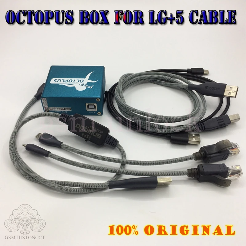 Gsmjustoncct Octopus box + 5 кабелей для ремонта LG IMEI разблокировка флэш | Мобильные телефоны