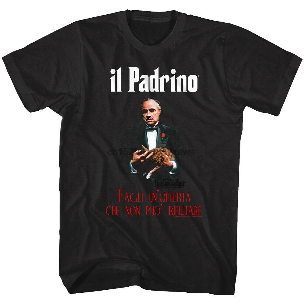 Godfather Padrino Don Corleone Mens T Shirt Offer You Cant Refuse Italia Brando