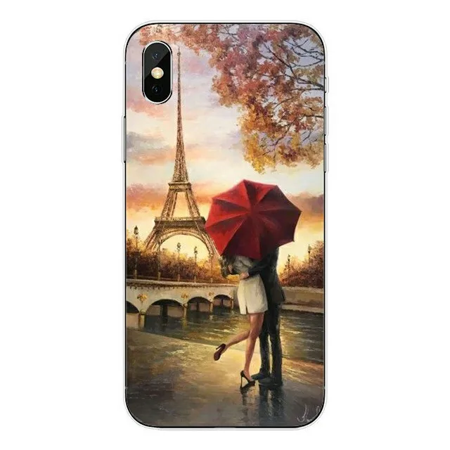Чехол для iPhone 12 mini X XS XR 11 PRO MAX 6 6s 7 PLUS 8 SE 2020 с изображением Эйфелевой башни Парижа