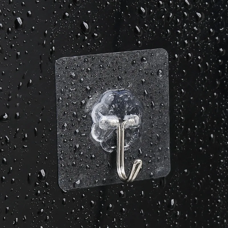 

The transparent glue nail kitchen bathroom hook hook non-trace stick10 hook