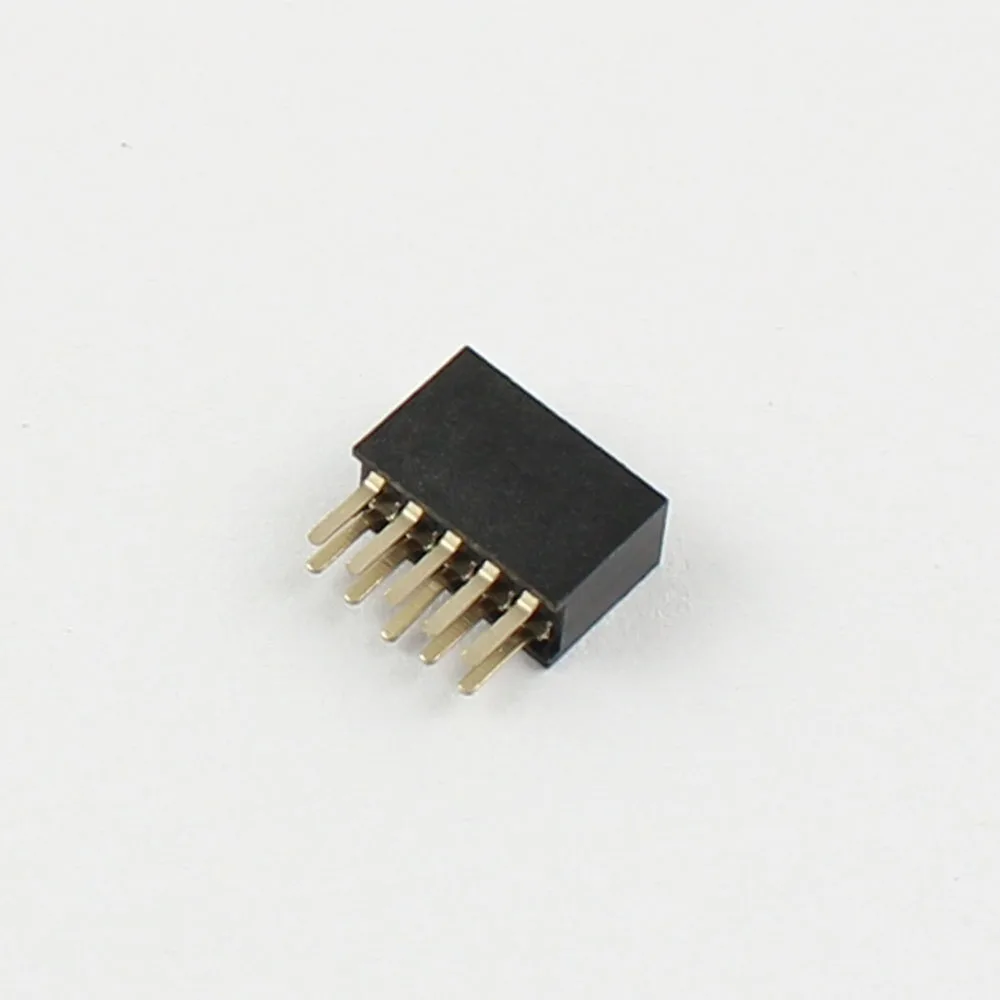 20 шт 1,27 мм Шаг Женский 2x5 Pin 10 Pin Двухрядные DIP прямые штыревые полосы