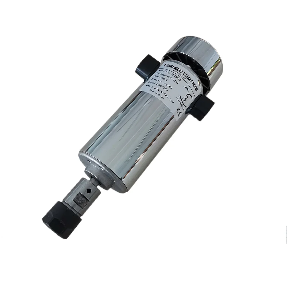 800 Вт двигатель шпинделя постоянного тока 0.8KW DC 0-110 в 20000 ОБ/мин CNC резьба фрезерный воздушный холодный мотор шпинделя для гравировки