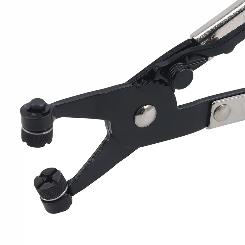 

Car Tube Clamp Long Automotive Hose Clamp Pliers Straight Throat Tube Bundle Clamp Removal Tool Straight Smooth Handle Plier