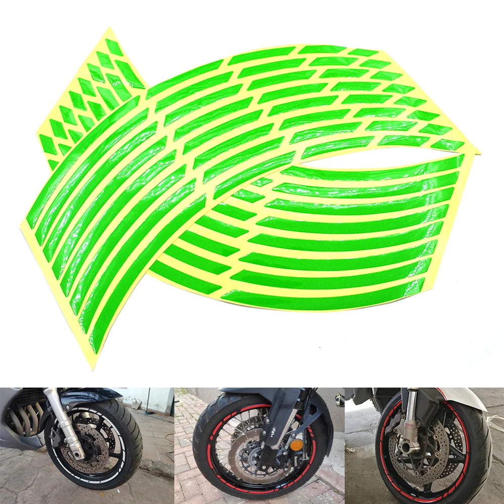 Универсальный Автомобиль Мотоцикл шины стикеры Светоотражающие полоска