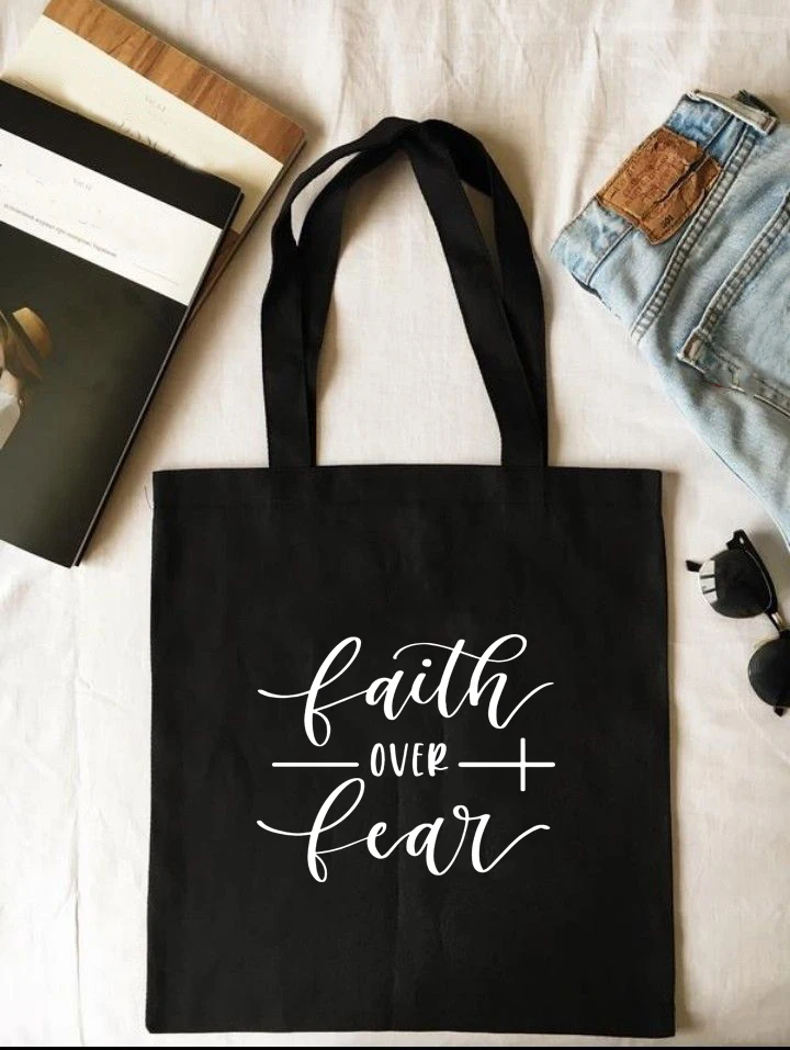 

Shopping Bags Way Maker Miracle Worker My God Christian Canvas Tote Book Bag Faith Hope Love Jesus Print Reusable Shoulder Bag