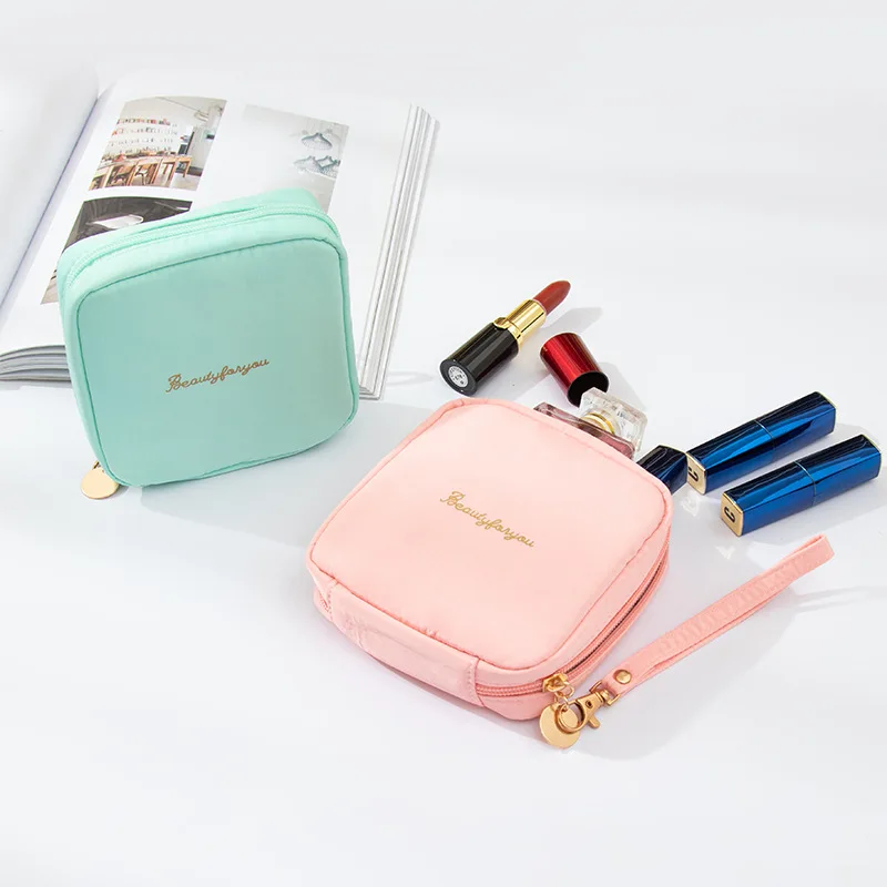

PU Leather Sanitary Napkin Pad Pouch Cute Tampon Storage Bag Portable Makeup Lipstick Key Earphone Data Cables Travel Organizer
