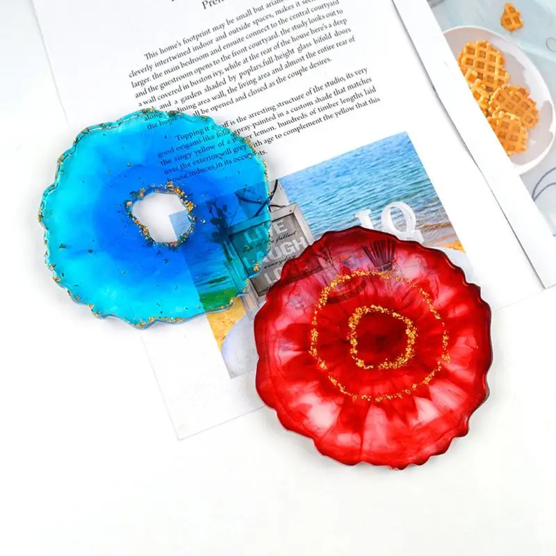 

Large Irregular Wave Round Coaster Mold Cup Mat Silicone Resin Mold Epoxy Resin Cement Casting Making Art Tools Au17 20 Dropship
