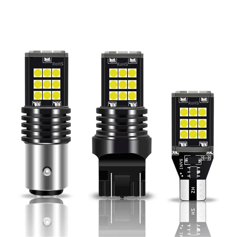 Светодиодные лампы T15 T20 3030 24 Smd LED CanBus безошибочная светодиодный ная лампа для Bmw