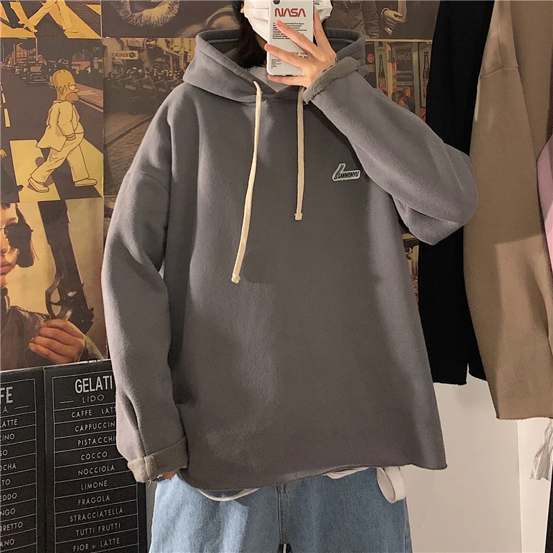 Liketkit весенние повседневные толстовки мужские 2020 женские плотные флисовые