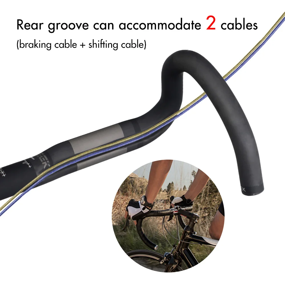 31 8 мм углеродного глушитель выхлопной трубы Грипсы для шоссейного велосипеда