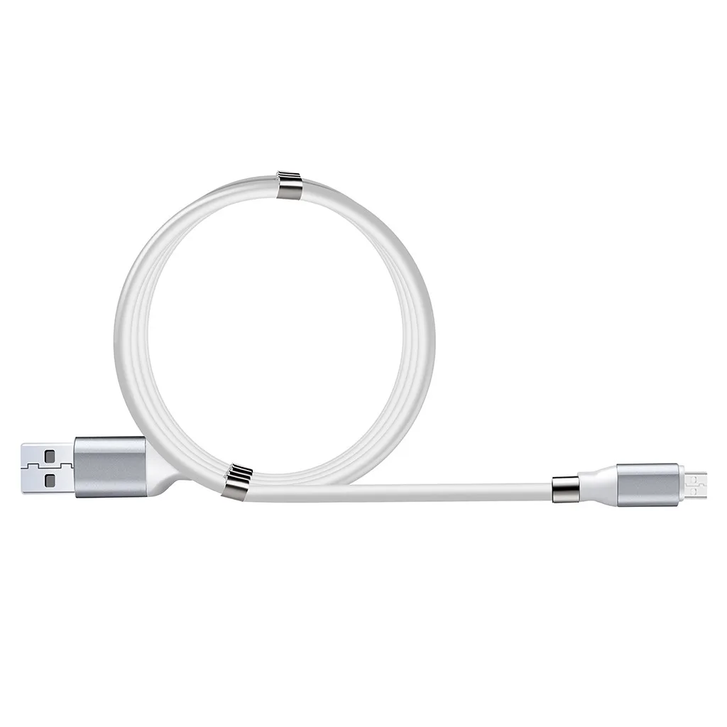 V8 Micro USB зарядный кабель для телефона Магнитный Органайзер Android анти-потеря данных