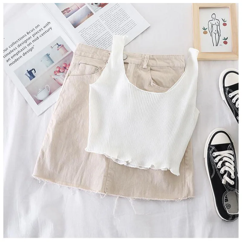 Женские сексуальные трикотажные майки 2020 Блестящий жилет летний топ Женский