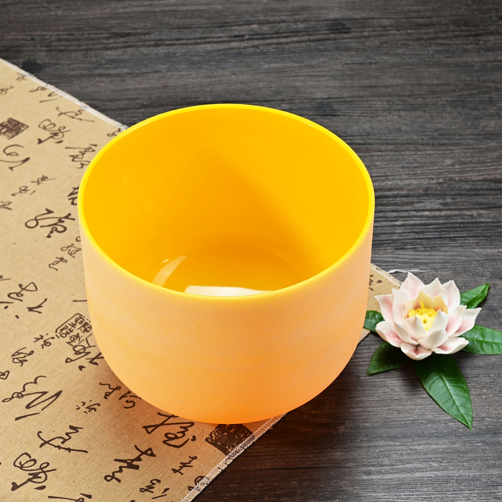 CVNC 440Hz or 432Hz Solar Plexus Chakra 8" Note E Frosted Quartz Crystal Singing Bowl + Purple Carry Bag | Спорт и развлечения