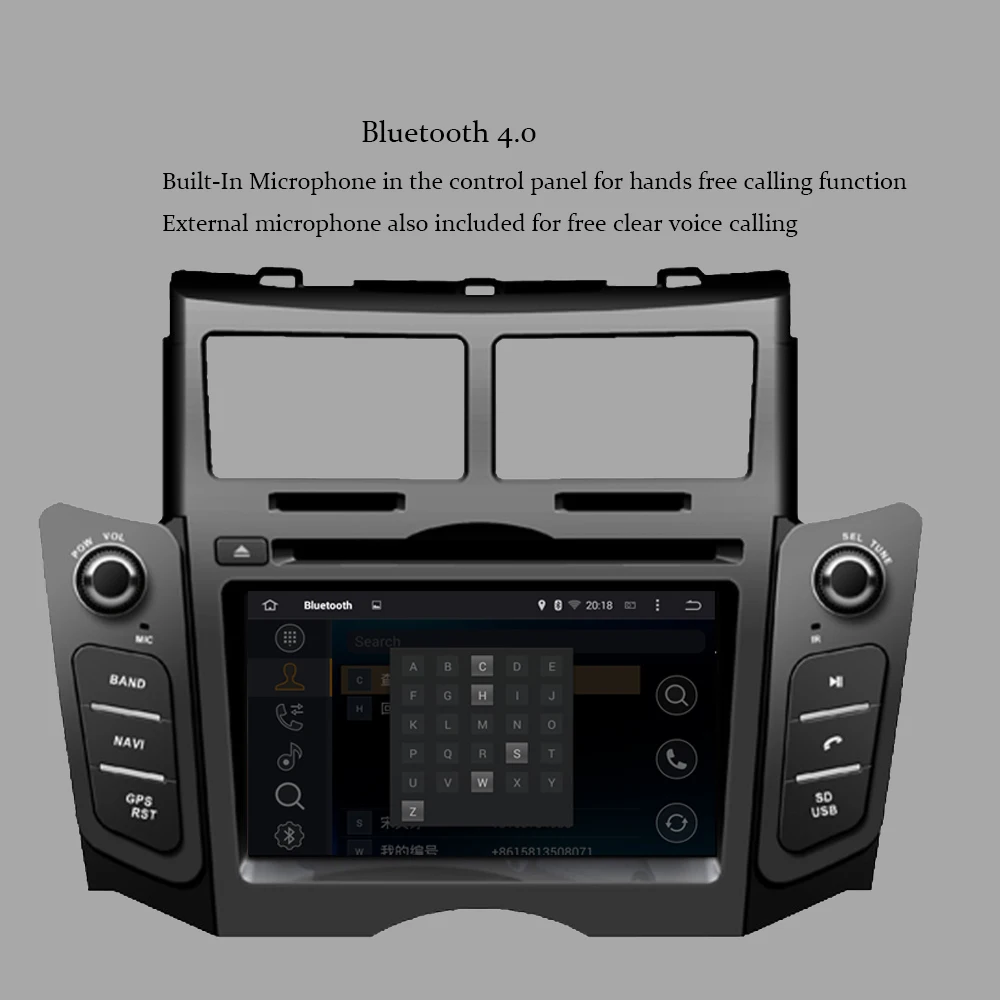 Автомобильный радиоприемник на Android стерео для Toyota Yaris 2005-2011 автомобильный