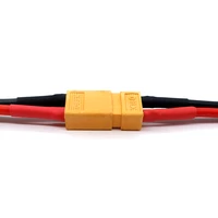 1 pair 14 awg xt60 battery male and female connector cable