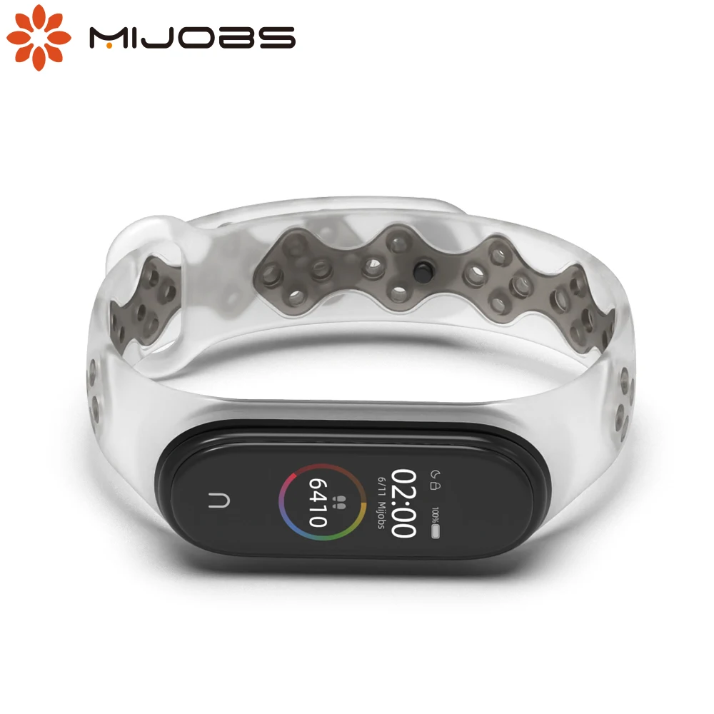 Ремешок спортивный для Xiaomi Mi Band 4 силиконовый браслет на запястье 3