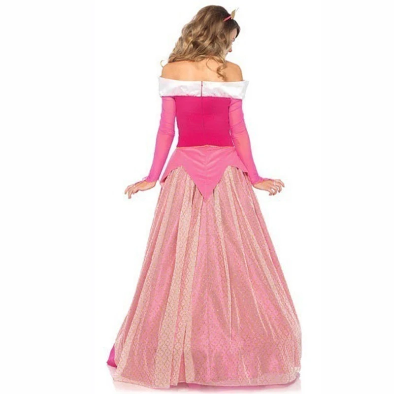 Женский костюм принцессы для взрослых розовое платье косплея |