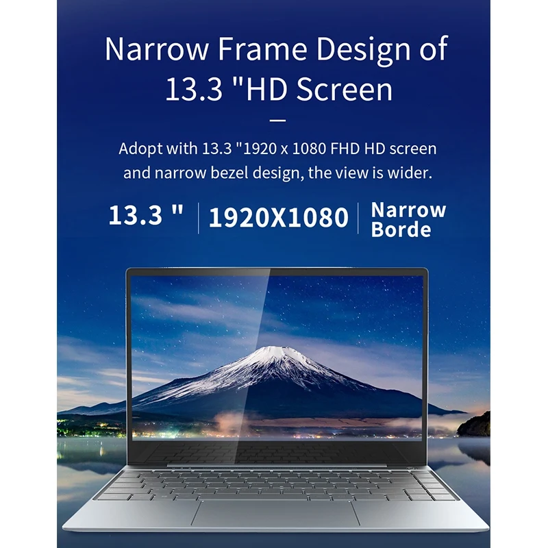 Jumper EZbook X3 PRO 13 3 дюймовый ips ноутбук тонкий металлический корпус Inter N4100 8GB LPDDR4 180GB SSD 2