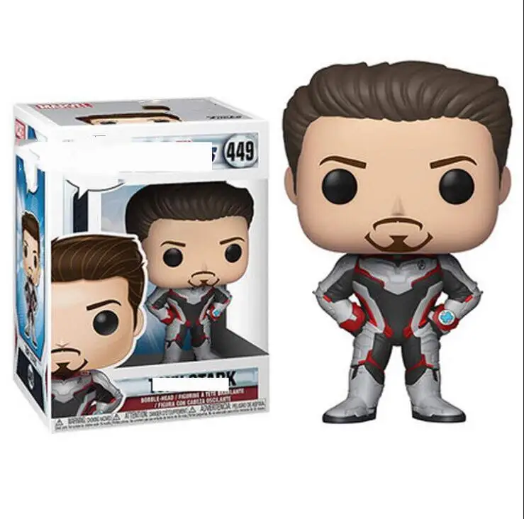 Funko POP Marvel Мстители Железный человек Tony Stark War Machine коллекция виниловых экшен и игрушек Фигурки Коллекционная модель игрушки для детей