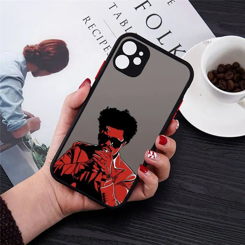 

Rapper XO The Weeknd singer Phone Case matte transparent For iphone 7 8 11 12 plus mini x xs xr pro max cover
