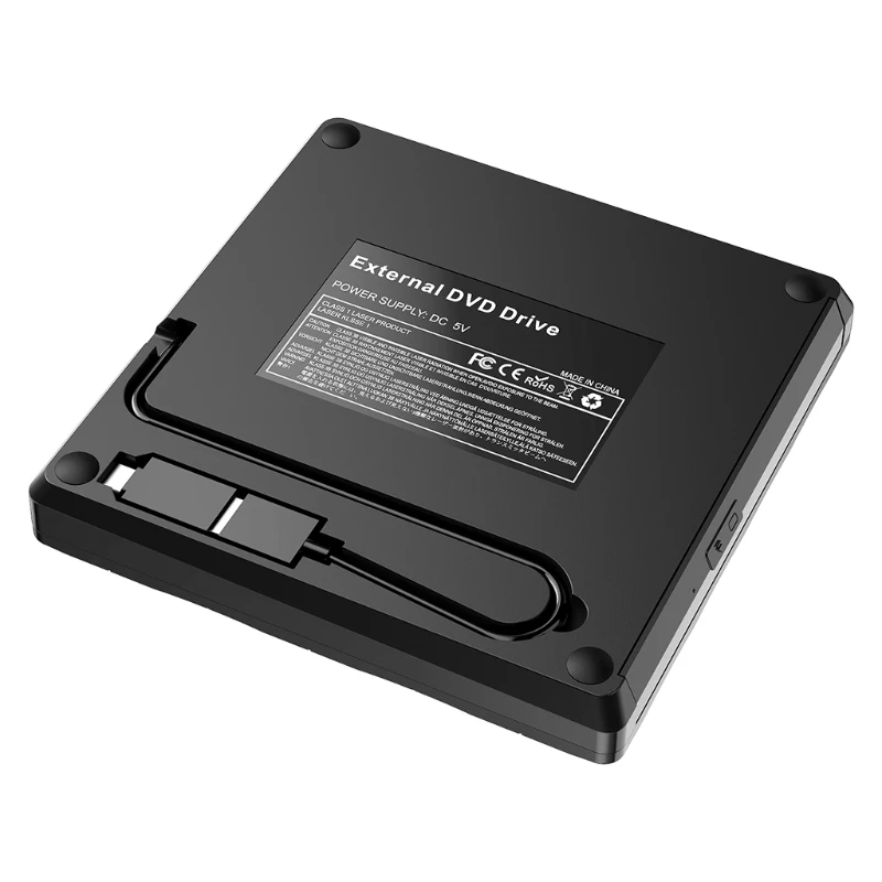 USB 3 0 тонкий внешний DVD RW записывающее устройство совместимое с ноутбуком