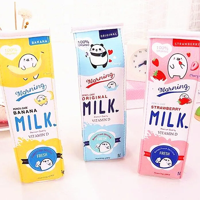 1 шт./лот кавайный большой пенал для карандашей с изображением панды школьные