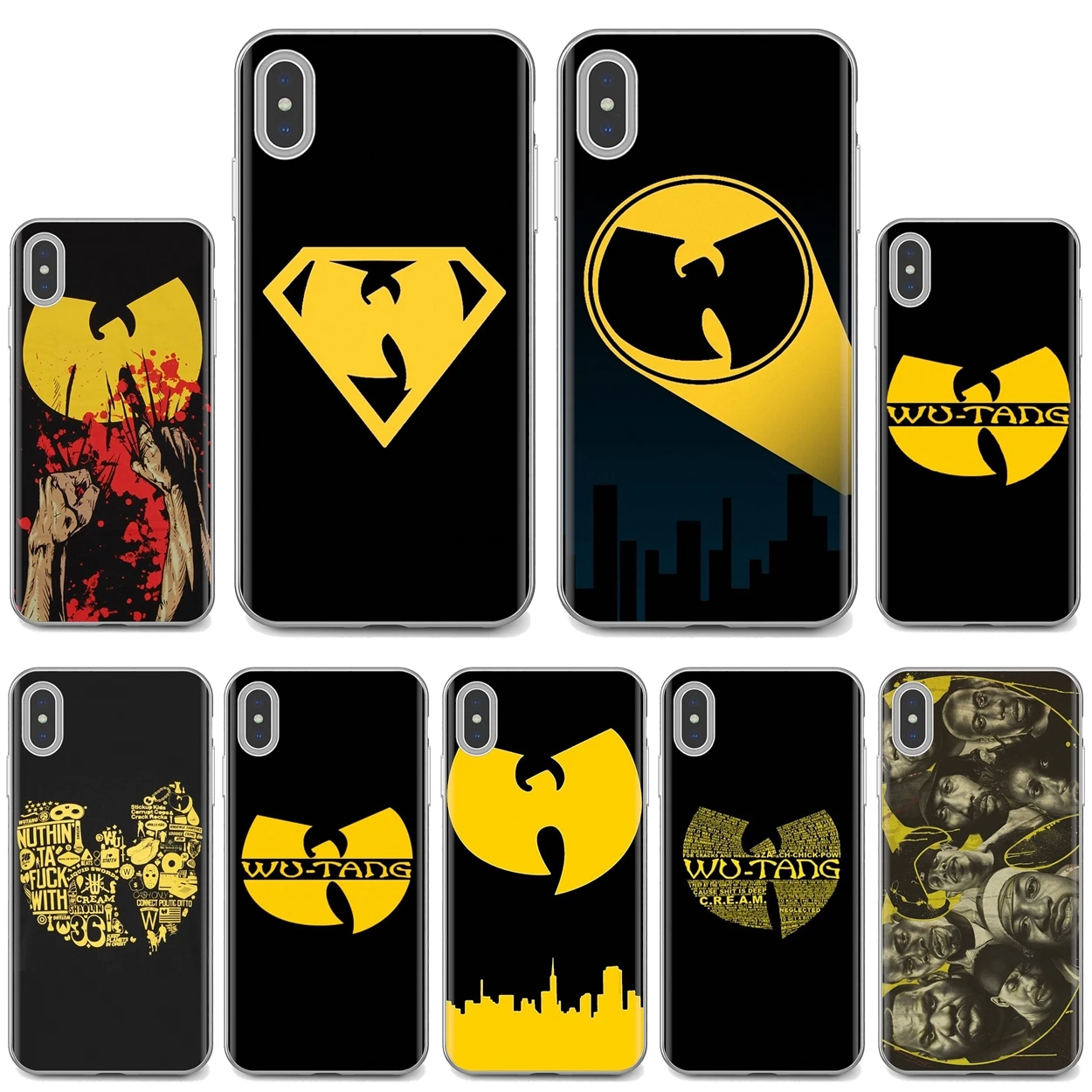 Силиконовый чехол для Huawei Y6 Y5 2019 Xiaomi Redmi Note 4 5 6 7 8 Pro Mi A1 A2 A3 6X 5X 7A Wu Tang Clan Hip Hop Rap Band |