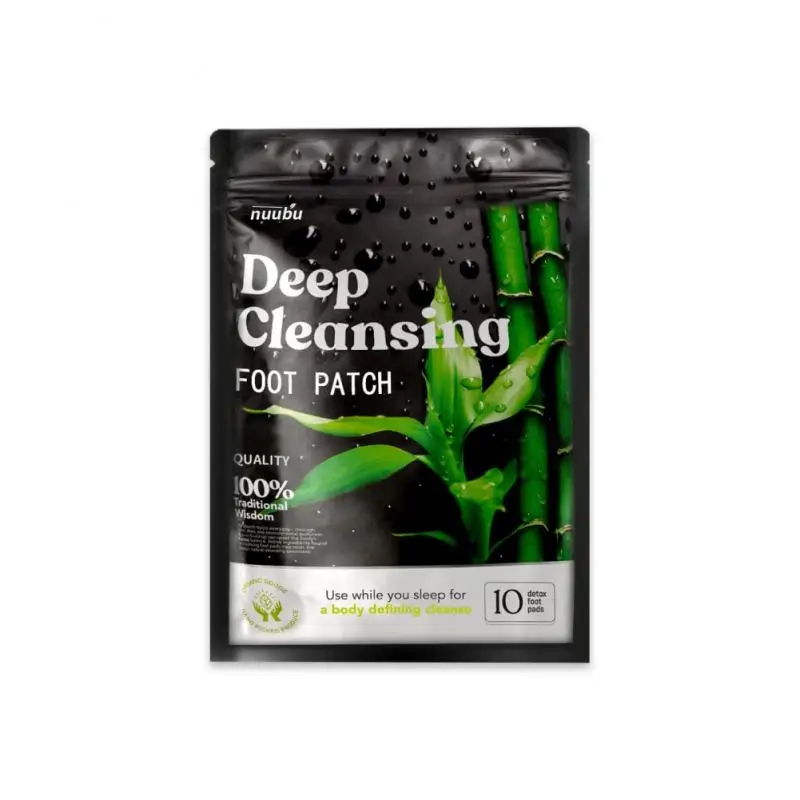 

10PCS Bamboo Detox Pads Detox Foot Patches Pads Body Toxins Feet Slimming Cleansing HerbalAdhesive Foot Sticker Improve Sleep