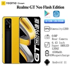 Realme GT NEO флэш-Скорость издание 65 Вт Быстрая зарядка 120 Гц Super Amoled 6,43 