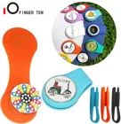 Магнитные шарики для гольфа, черные, синие, оранжевые