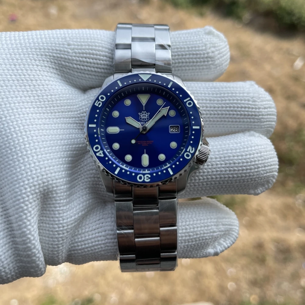 

STEELDIVE SD1996 Mechanical Watch Automatic NH35 Movement Sapphire Crystal 316L Steel Diver Watch Waterproof 200m Ceramic Bezel