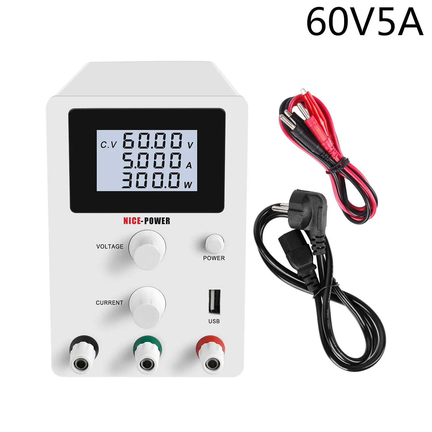 R-60V 5A-4 digital Регулируемый лабораторный источник питания постоянного тока переменный 30 в 10 А Регулируемый силовой модуль цифровой импульсный источник питания 60 в 5 а цифровой - Цвет: R-60V 5A-4 digital
