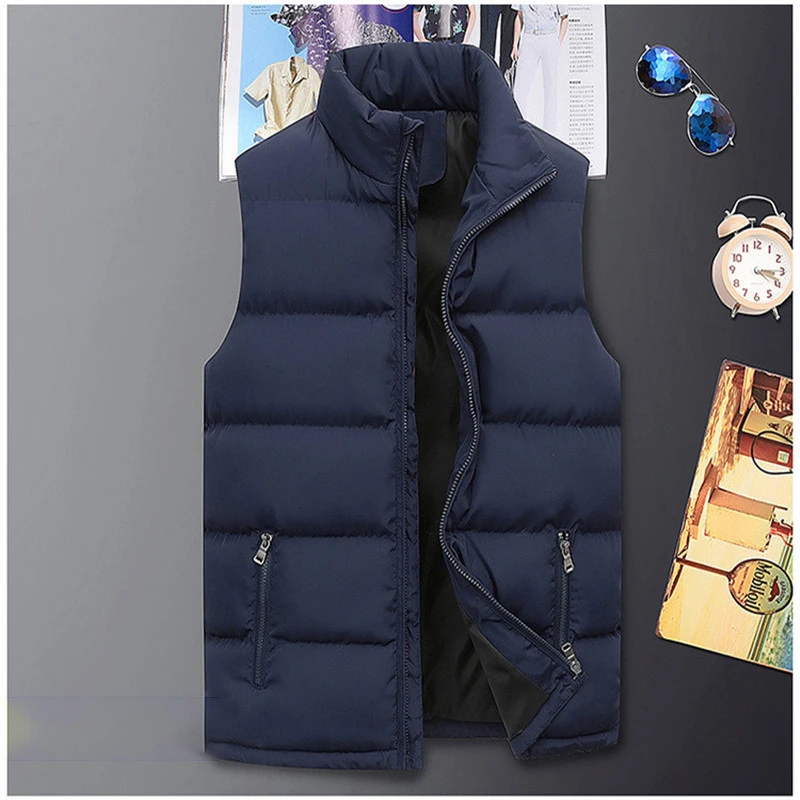 Men/Women Winter Down jacket Warm Vest Coat Sleeveless Parkas Jackets Large Size Clothing Fashion Casual Coats Streetwear Vests