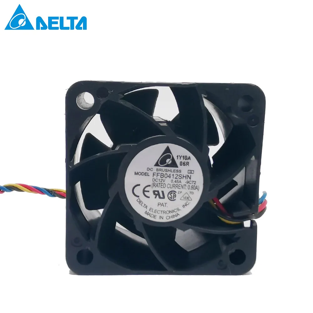 Кулер для сервера delta FFB0412SHN 4028 40 мм 4 см 40*40*28 1U 2U 12 В 0.45A pwm pin|Кулеры и системы