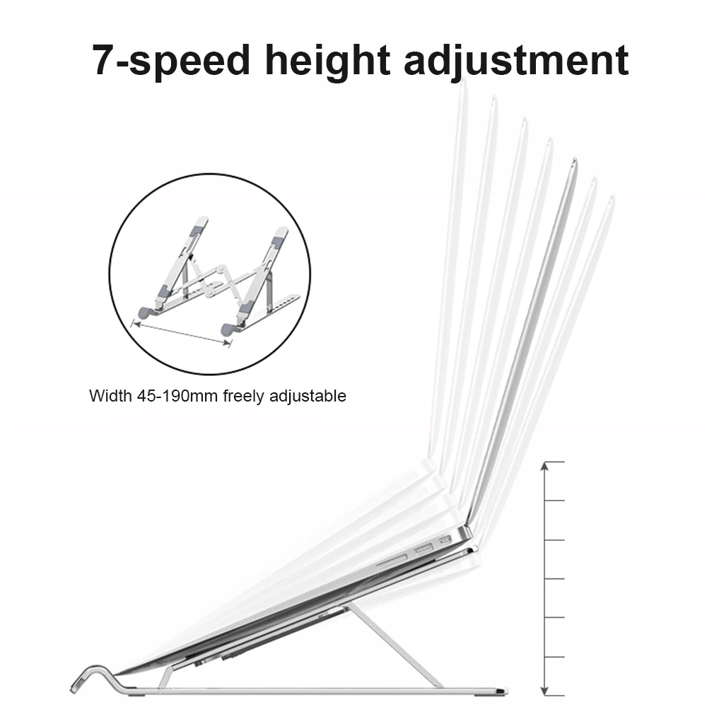Регулируемая подставка для ноутбука Macbook pro Air портативный складной держатель