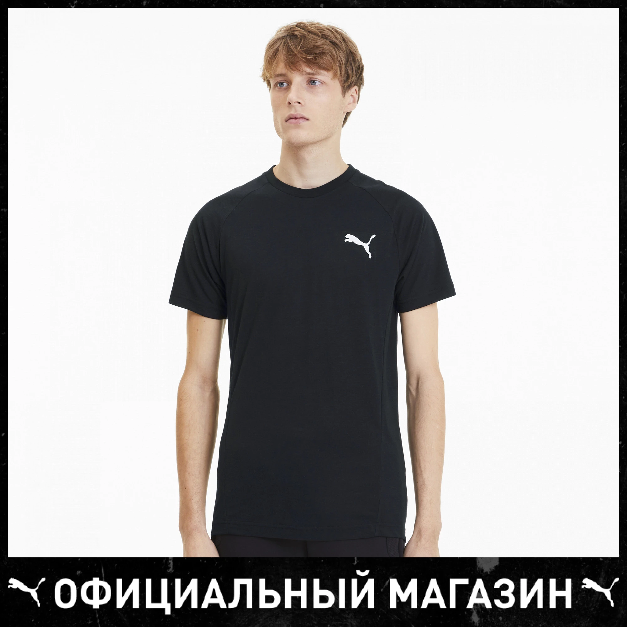 Футболка PUMA EVOSTRIPE Tee|Мужские футболки| |