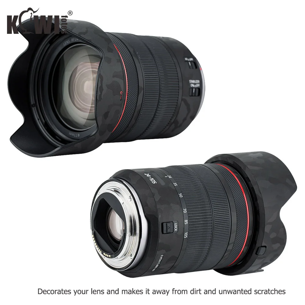 Противоскользящая Крышка для объектива и бленда пленка Canon RF 24 105 мм F4L IS USM