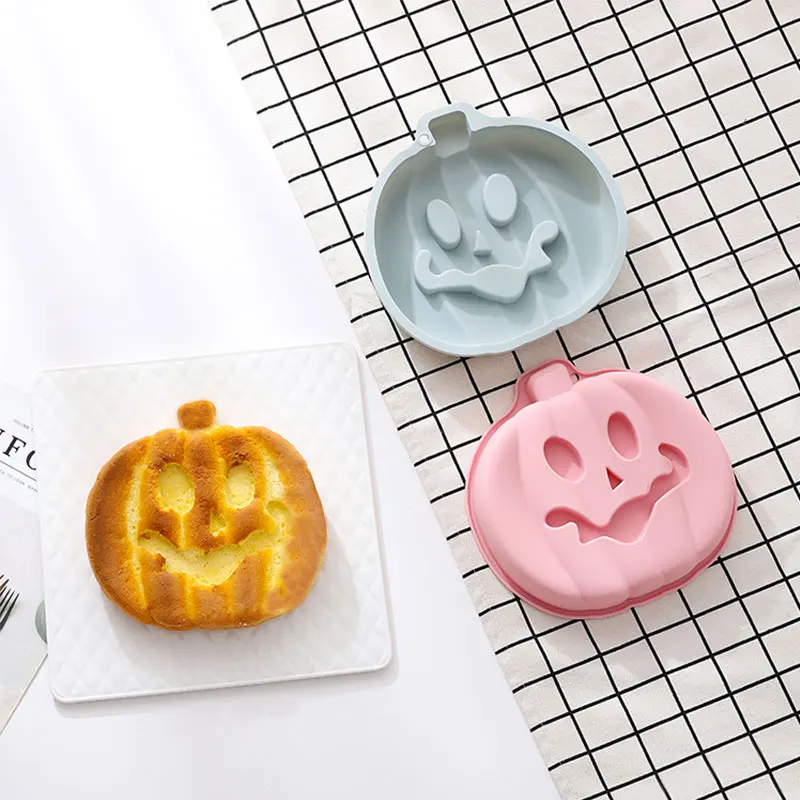 

Силиконовая форма в виде тыквы на Хэллоуин, форма для Мусса и торта