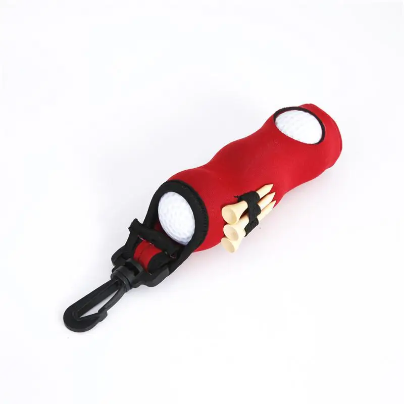 Маленькая сумка для мяча гольфа поясная с пряжкой эластичный цилиндр набор мяч