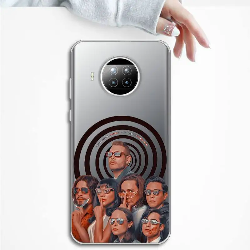 

Fundas The Umbrella Academy Phone Case Transparent Clear for Xiaomi Redmi note 10 t 8 9 pro lite 11