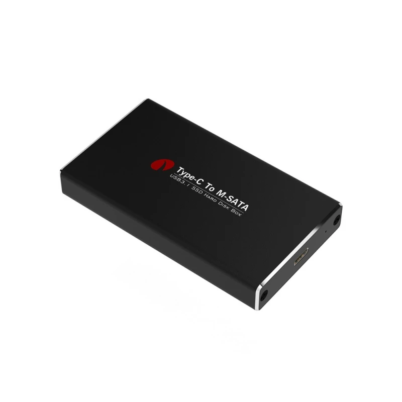 USB3.1 Тип C к MSATA USB 3 0 SSD корпус чехол жесткий диск коробка внешний мобильный кабели