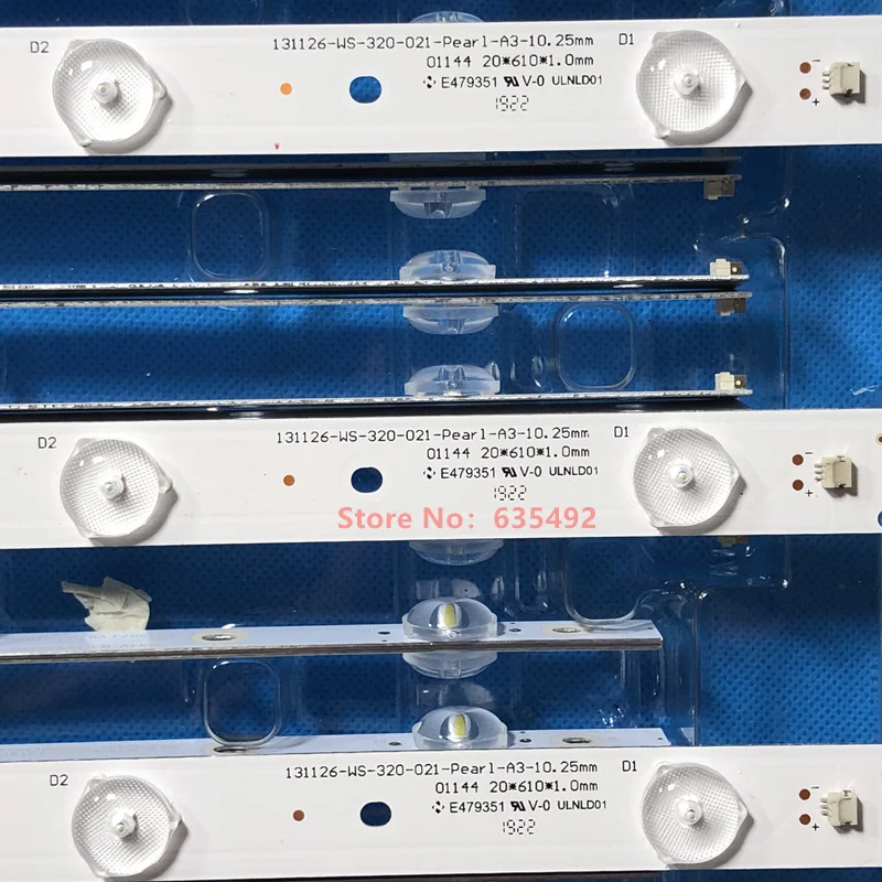 1 партия = 3 шт. TC 32A400U V320HWSD06 TH 32A400C TC_ 32A400B 32A400X светодиодная подсветка для 131126 WS 320 021