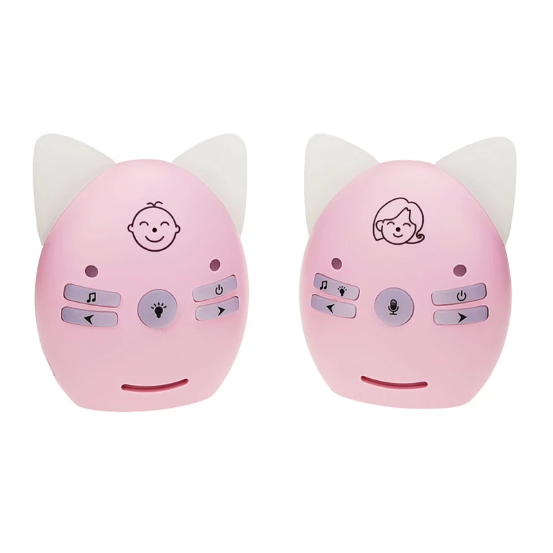 

Portable Smart Wireless Baby Monitor Built-in Night Light Lullabies Two-Way Voice Intercom Sound Reminder Alarm