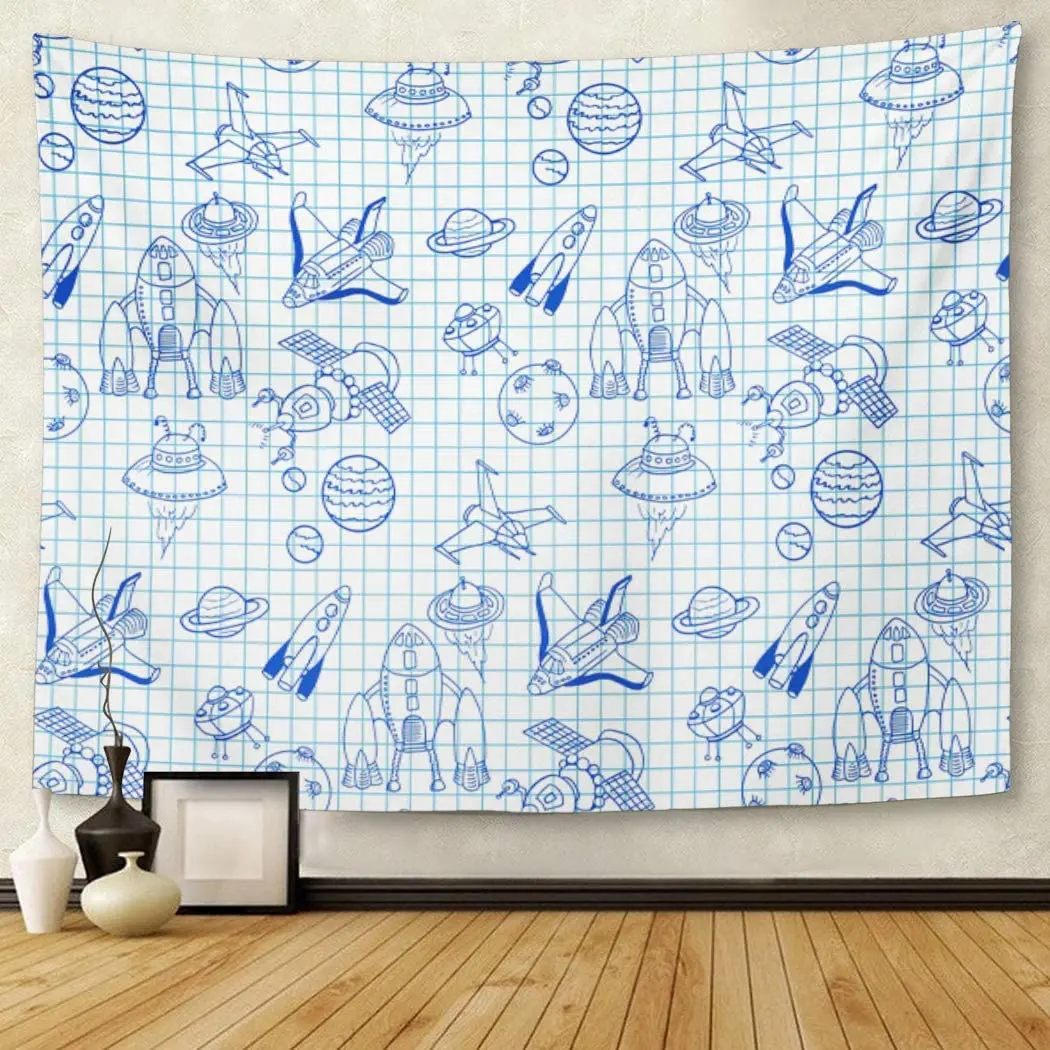 

Винтажный гобелен для рисования на рабочем книжке, 50x60 дюймов