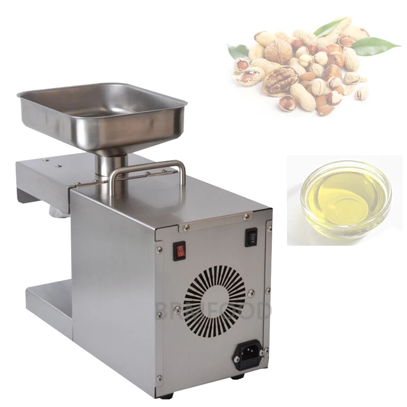 

Stainless Steel Oil Press Machine Cold Oil Extractor Flax Sunflower Olive Oil Presser