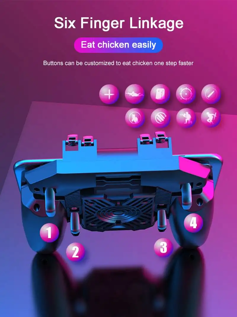 Новое поступление MEMO Gamepad fo PUBG игровой смартфон контроллер джойстик кулер